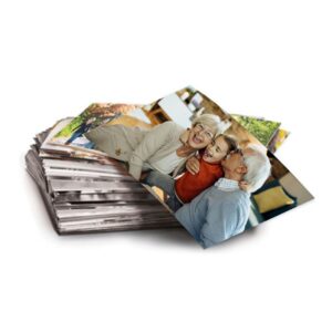 Momentos felizes em família com fotos personalizadas e de alta qualidade.